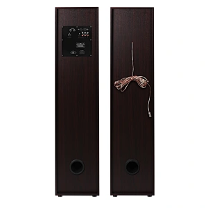 HIFI 240W Floor Standing Active Wooden Speaker for Home Theater Music and Karaoke